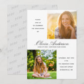 Modern Script 2 Uitnodiging fotograaf (Voorkant / Achterkant)