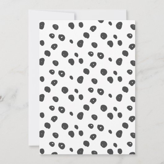 Modern script 3 Aankondiging geboorte foto-collage (Achterkant)