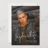 Modern script 4 Aankondiging van Afstuderen foto's (Voorkant)