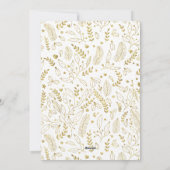 Modern Script 5 Foto Kerstvakantie Kaart (Achterkant)