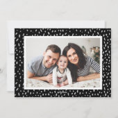 Modern Script 5 Fotocollage Kerst Kaarten (Achterkant)