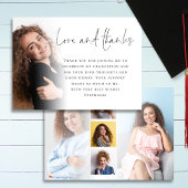 Modern script 6 Foto's Afstuderen Love Bedankt