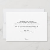 Modern Script 8 Fotocollage Vrolijk Kerstfeest Feestdagenkaart (Achterkant)