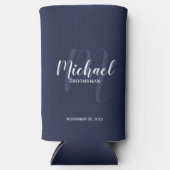 Modern script, aangepast Groomsmen Seltzer Kan C Blikjeskoeler (Voorkant)