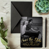 Modern Script | Aangepaste foto bewaar de datum Save The Date