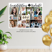 Modern script Afstuderen 17 fotocollage Poster