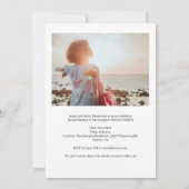 Modern script Afstuderen 2 foto Afstuderen Kaart (Achterkant)