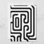 Modern Script Afstuderen 4 foto's Afstuderen Aankondiging (Achterkant)