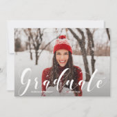 Modern Script-Afstuderen Aankondiging (Voorkant)