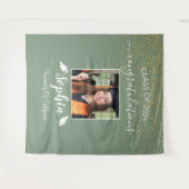 Modern Script Afstuderen Achtergrond | Afstuderen Wandkleed (Voorkant (horizontaal))