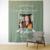 Modern Script Afstuderen Achtergrond | Afstuderen Wandkleed (In situ)