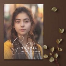 Modern script Afstuderen Afstuderen foto