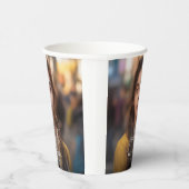 Modern script Afstuderen Afstuderen foto Papieren Bekers (Rechts)