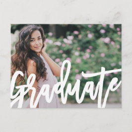 Modern Script-Afstuderen Briefkaart