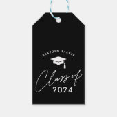 Modern Script Afstuderen Class Favoriet Cadeaulabel (Voorkant)