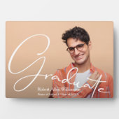 Modern script Afstuderen Foto Fotoplaat (voorkant)