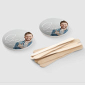 Modern script Afstuderen Foto Handwaaier (Niet-gemonteerd)