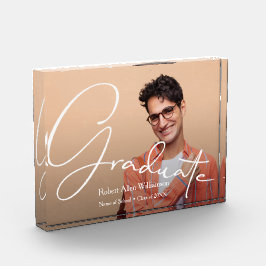 Modern script Afstuderen fotoblok