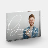 Modern script Afstuderen fotoblok (Links)