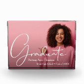 Modern script Afstuderen Fotoblokken (Voorkant)