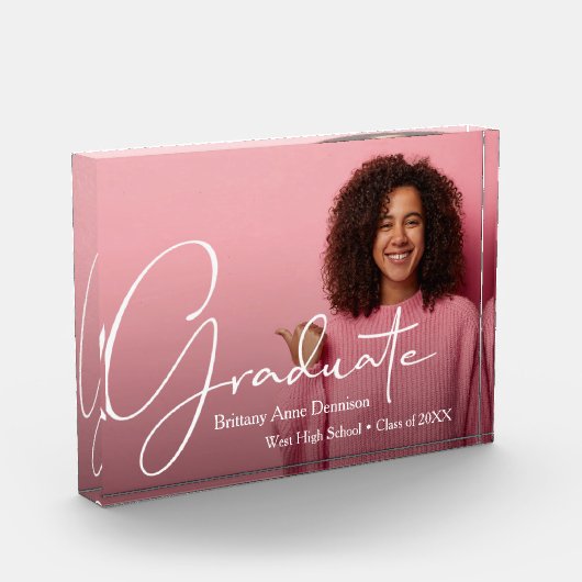 Modern script Afstuderen Fotoblokken (Links)