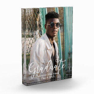 Modern Script-Afstuderen Fotoblokken