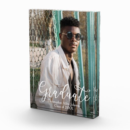 Modern Script-Afstuderen Fotoblokken (Rechts)