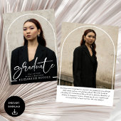 Modern Script Afstuderen Photo Arch-Afstuderen Aankondiging