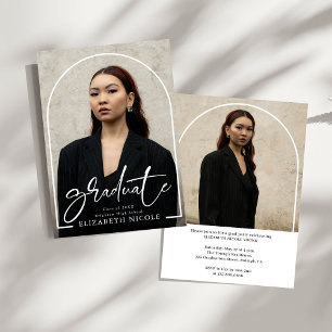 Modern Script Afstuderen Photo Arch-Afstuderen Kaart