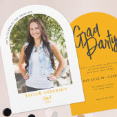 Modern Script Arch Foto Geel Grijs Afstudeerder Pa Kaart