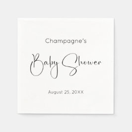 Modern Script-Baby shower Servet