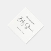 Modern Script-Baby shower Servet (Hoek)