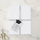 Modern script bedankt je Graduation party Gift Cadeaulabel (Met Touw)