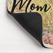 Modern Script Beste mam ooit foto Muismat (Hoek)