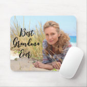 Modern Script Beste oma ooit foto Muismat (Met muis)