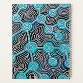 Modern Script Blue 2023 Planner (Achterkant)