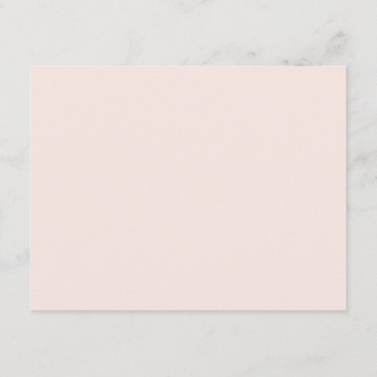 Modern Script Blush Date Night Ideas vrijgezellenf Advieskaart (Achterkant)
