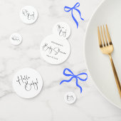 Modern Script Boy-Baby shower Confetti