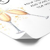 Modern script | Bridal Brunch Mimosa Bar Poster (Hoek)