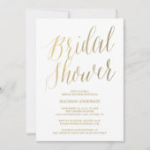 Modern script | Bridal Shower-uitnodiging Kaart (Voorkant)