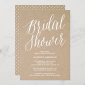 Modern script | Bridal Shower-uitnodiging Kaart (Voorkant / Achterkant)