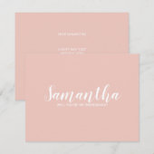 Modern script bruidsmeisje voorstel kaart (Voorkant / Achterkant)