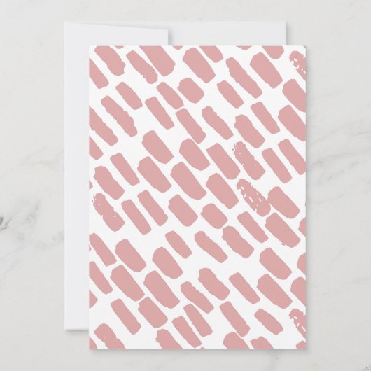 Modern Script Bruiloft Verloving Fotouitnodiging Kaart (Achterkant)