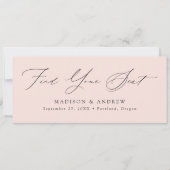 Modern Script Bruiloft Vind uw Seat Header Kaart (Voorkant)