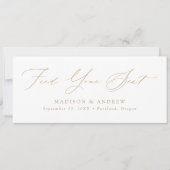 Modern Script Bruiloft Vind uw Seat Header Kaart (Voorkant)