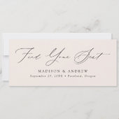 Modern Script Bruiloft Vind uw Seat Header Kaart (Voorkant)