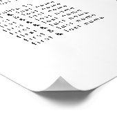 Modern Script Bruiloft Welkom Aangepaste Tafel Zit Poster (Hoek)