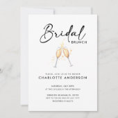 Modern Script | Bruilofts Brunch Uitnodiging (Voorkant)