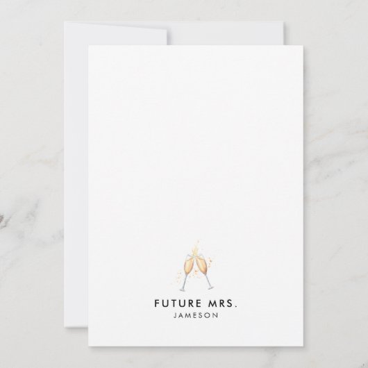 Modern Script | Bruilofts Brunch Uitnodiging (Achterkant)