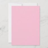 Modern Script Brunch Bruisende Shower Roze Oranje Kaart (Achterkant)